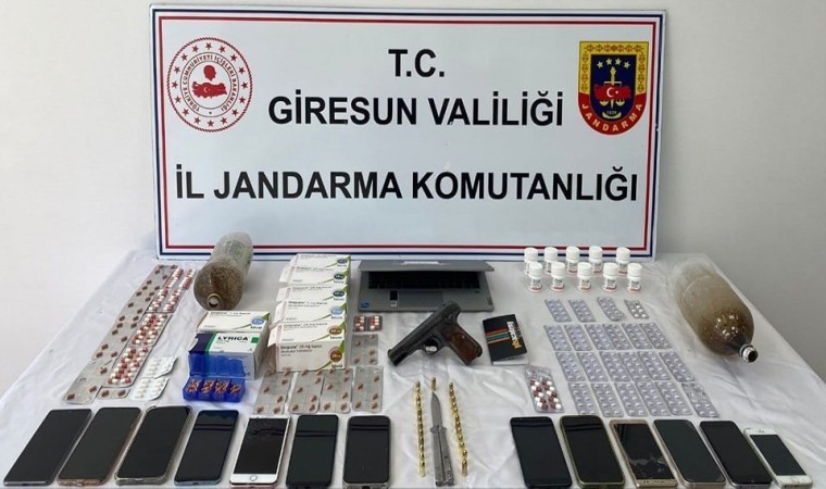 Giresunda jandarmadan uyuşturucu operasyonu: 13 gözaltı