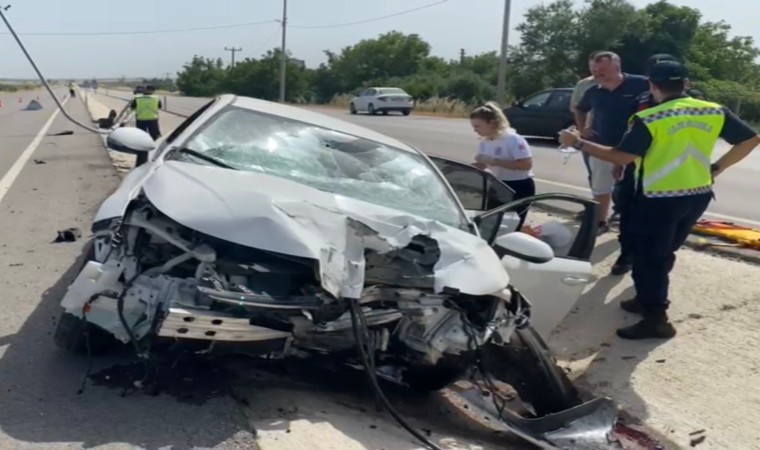 Gönende tek taraflı trafik kazası: 1 yaralı