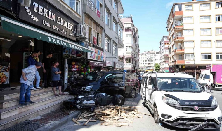 Güngörende alkollü sürücü caddeyi birbirine kattı