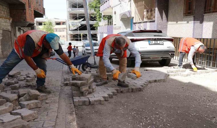 Haliliyenin 4 mahallesinde üstyapı çalışması