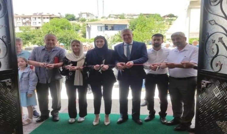 Harmancıkta Hacı Abdullah Özden Camii açıldı