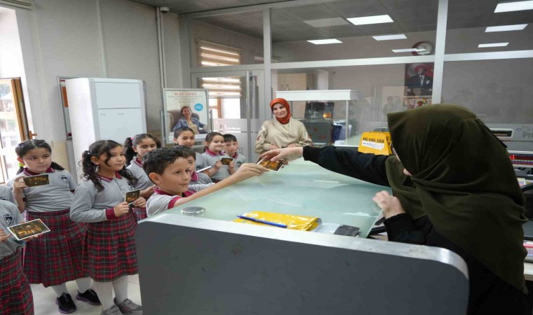 İlkokul öğrencileri, Kastamonunun kültür miraslarını anlatan kartpostalları Hatay ve Kırklarelindeki arkadaşlarına gönderdi