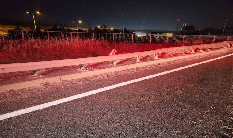 Kavga ihbarından dönen polis, bariyer hırsızını suçüstü yakaladı