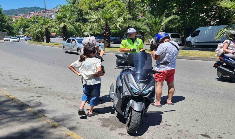 Kdz. Ereğlide yapılan kask kullanımı uygulamaları sonuç vermeye başladı