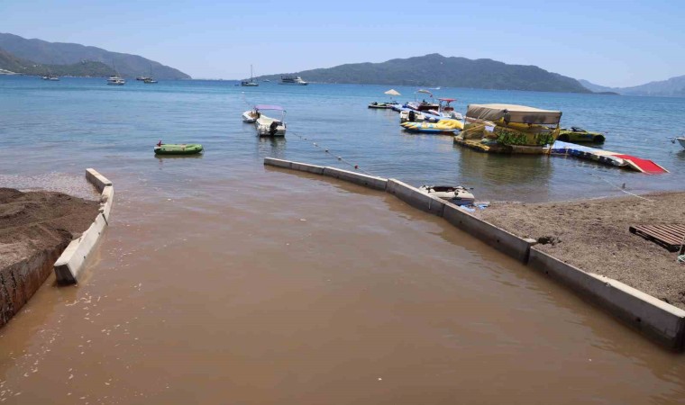 Ketenci Deresine beton bariyer önlemi