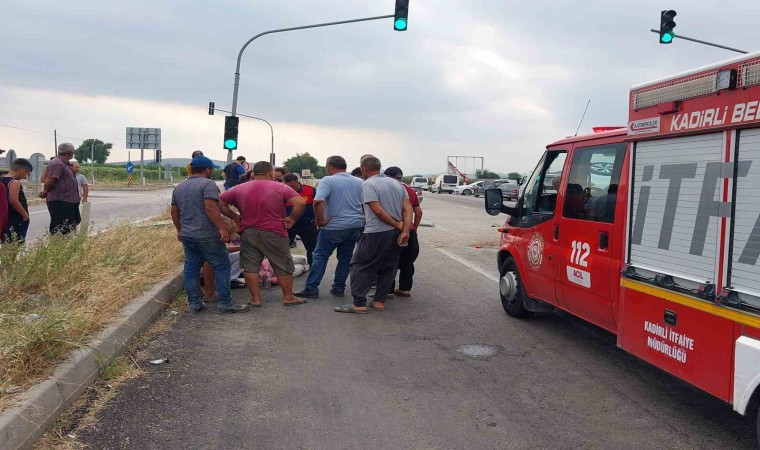 Kozanda trafik kazası: 3 yaralı