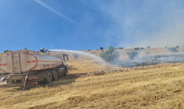 Mardinin 3 ilçesinde anız ve örtü yangınları söndürüldü