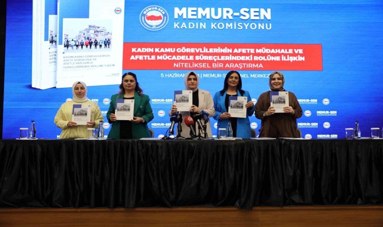 Memur-Sen Kadın Komisyonundan kamu görevlilerinin afetle mücadele araştırması