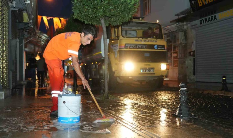 Milas Belediyesinden temizlik seferberliği