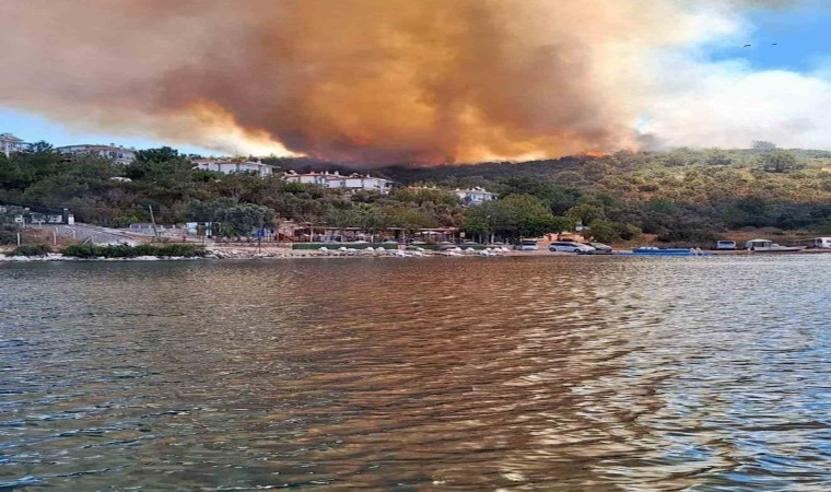 Milasta alevlerin önü kesildi