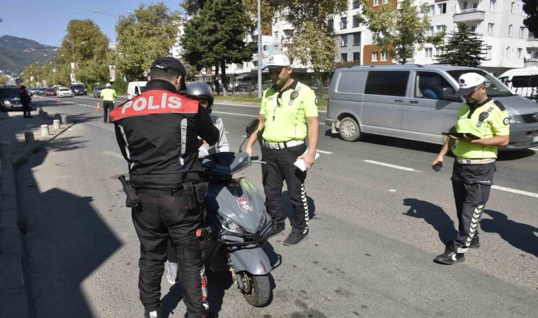 Orduda 2 haftada 30 binden fazla araç denetlendi