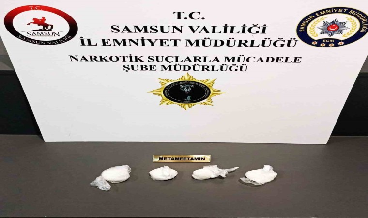 Samsunda 196 gram metamfetamin ele geçirildi