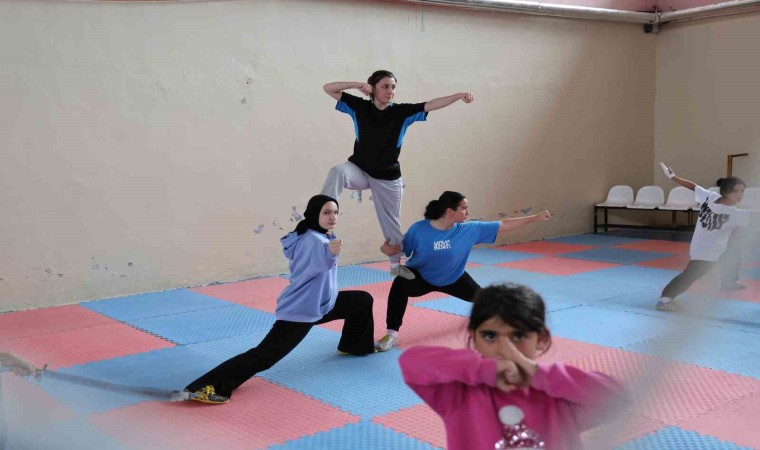 Şarkışlalı wushu sporcuları başarıya doymuyor