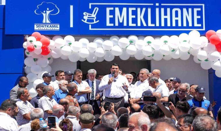 Şehitkamilde emeklilere özel “Emeklihane” açıldı