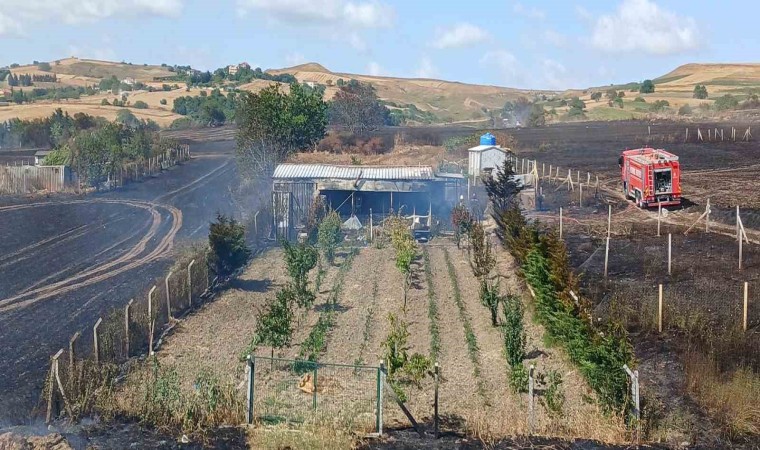 Silivride otluk alanda yangın: Alevler yerleşim alanına doğru ilerledi, panik yaşandı