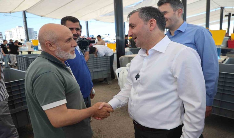 Sultanbeylide kurban kesim alanına yoğun ilgi