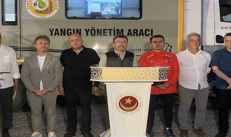 Tarım ve Orman Bakanı Yumaklı: 300 hektar alanın etkilenmesi söz konusu