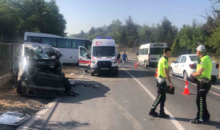 Tekirdağda feci kaza: 2 ölü, 10 yaralı