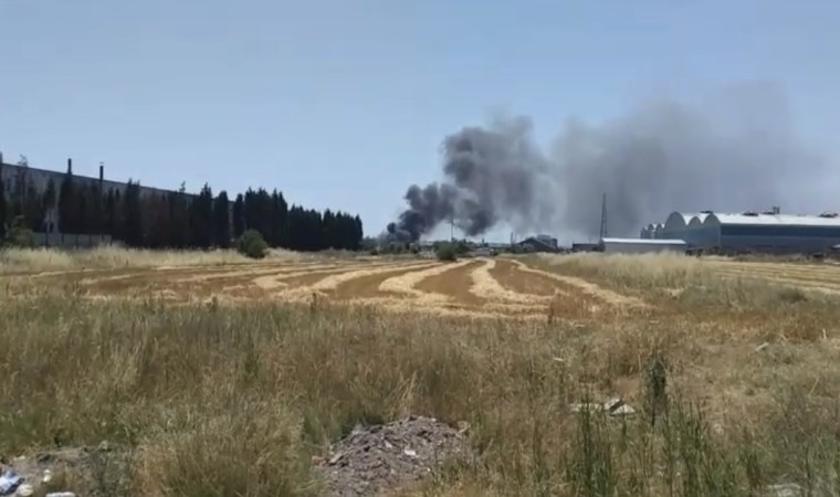 Tekirdağdaki fabrika yangını söndürüldü