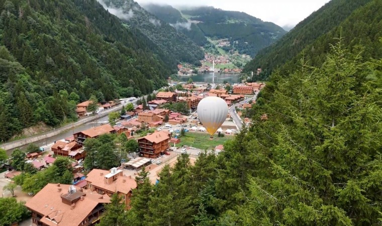 Uzungölü balondan izleyecekler