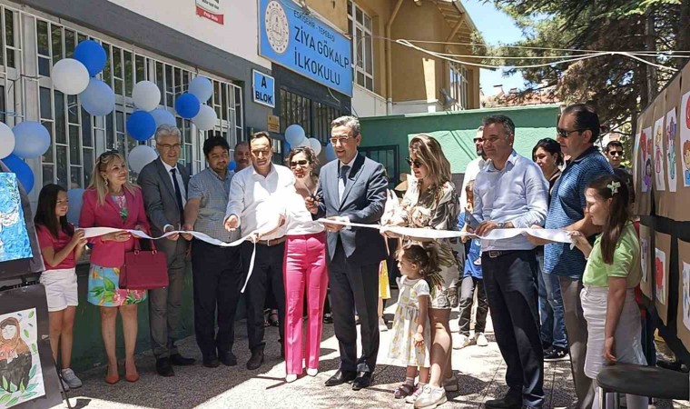 Ziya Gökalp İlkokulunda yıl sonu sergisi ve hayır pazarı