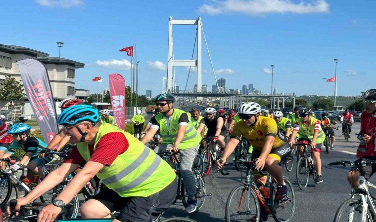 15 Temmuzdan Gazzeye özgürlük için pedal çevirdiler