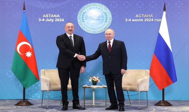 Aliyev ve Putin, Astanada görüştü