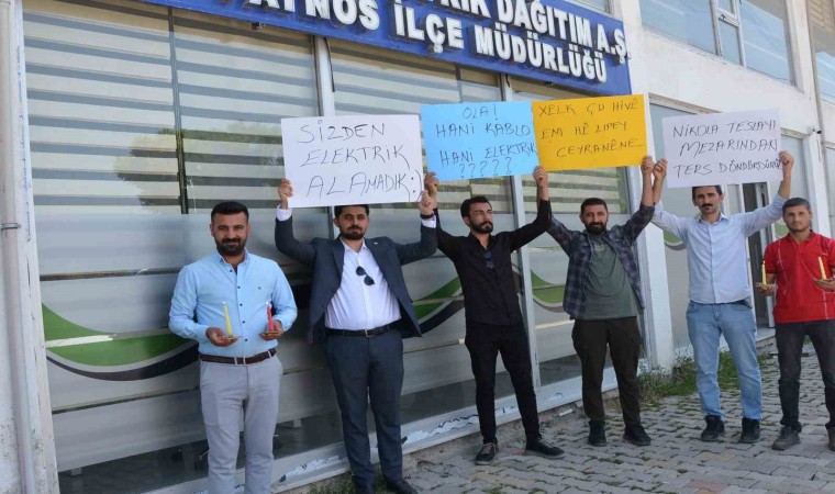 Aras EDAŞı protesto ettiler