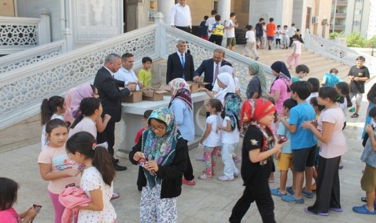 Aydın İl Sağlık Müdürü Şenkul, Yaz Kuran Kursu öğrencileri ile bir araya geldi