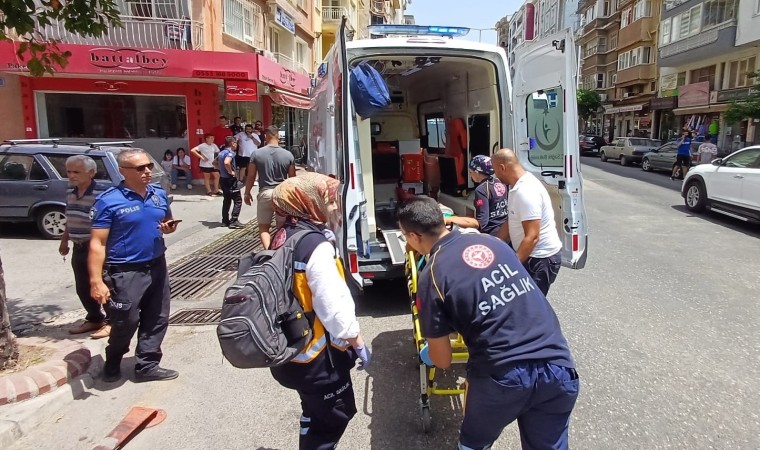 Aydındaki kazada motosiklet sürücüsü yaralandı