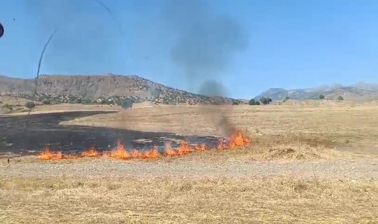 Batmanda anız yangını büyümeden söndürüldü