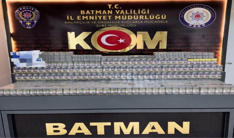 Batmanda kaçak sigara operasyonu: 1 gözaltı