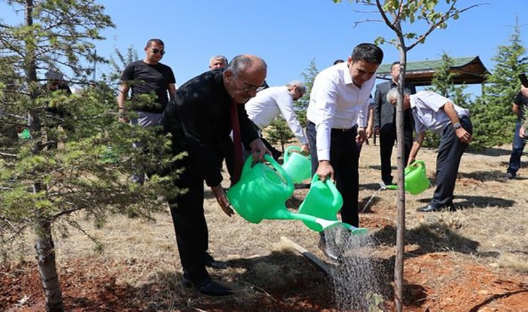 Beyşehirde 15 Temmuz etinliklerinde şehitler için fidan dikildi