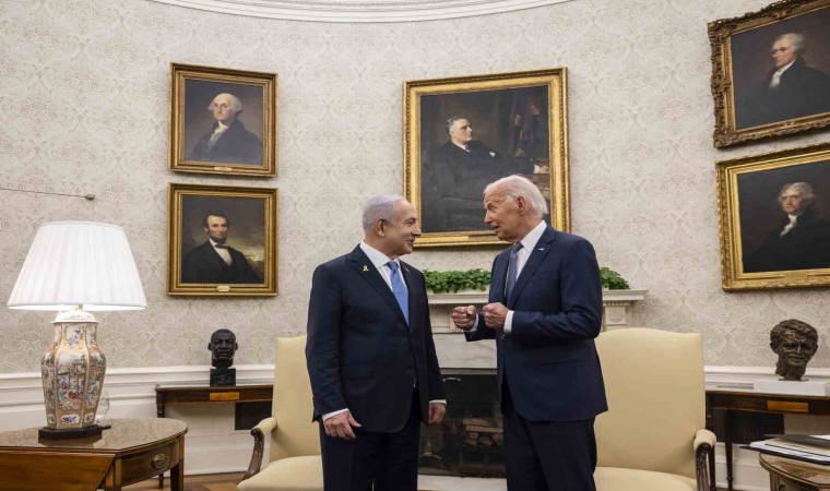 Biden ve Netanyahu Beyaz Sarayda bir araya geldi