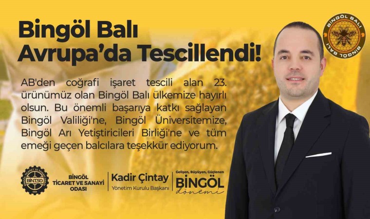 Bingöl Balı Avrupada tescillendi