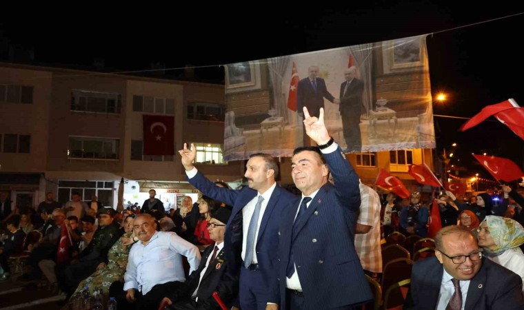 Bünyanda Milli Birlik ve Demokrasi ruhu yoğun katılımla yeniden yaşandı