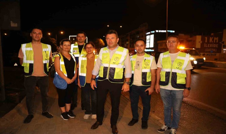 Bursa Büyükşehirden daha temiz bir Bursa için gece mesaisi