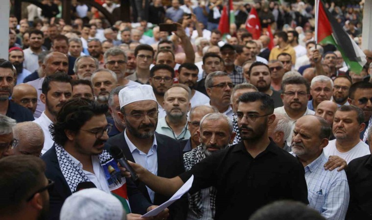 Bursada Haniye için basın açıklaması yapıldı: Gün yas tutma değil intikam günüdür