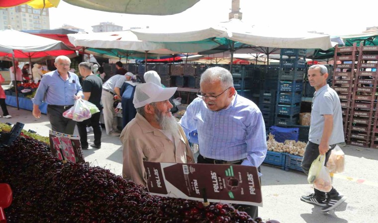 Büyükkılıçtan semt pazarına ziyaret