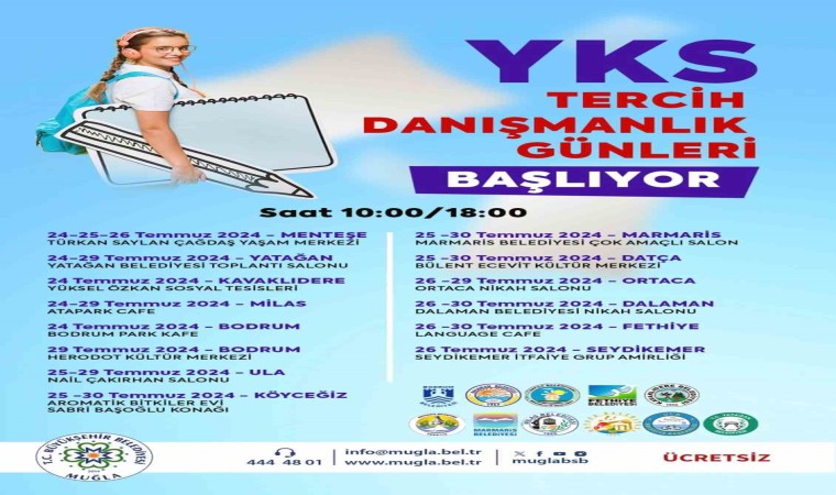 Büyükşehir Belediyesinden YKS tercihleri için öğrencilere destek