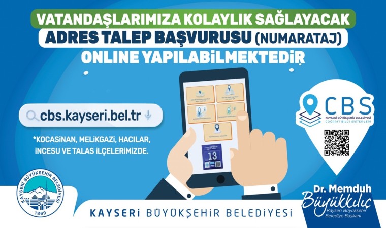 Büyükşehirin adres talep başvuruları ‘çevrimiçi yapılıyor