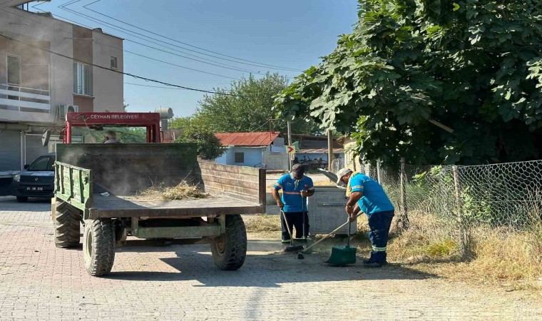 Ceyhan Belediyesi kırsalda temizlik seferberliğine devam ediyor