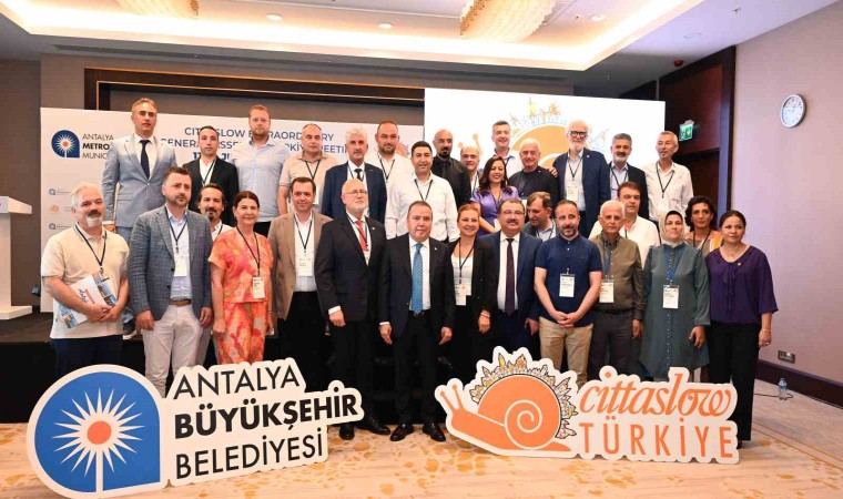 Cittaslow Olağanüstü Türkiye Genel Kurul Toplantısı Antalyada yapıldı