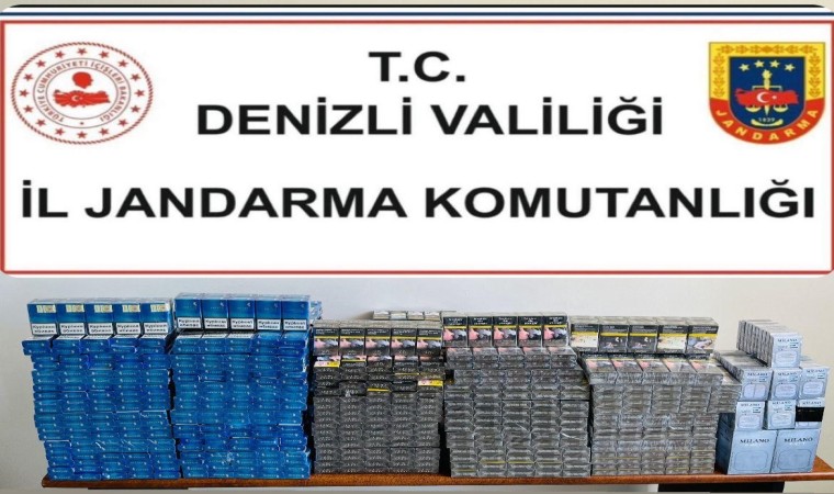 Denizlide 200 karton kaçak sigara ele geçirildi