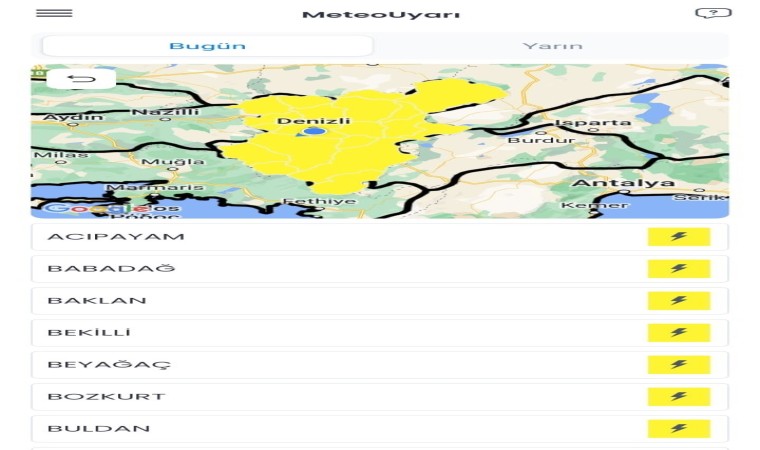 Denizlide sel baskılarına karşı uyarı yapıldı