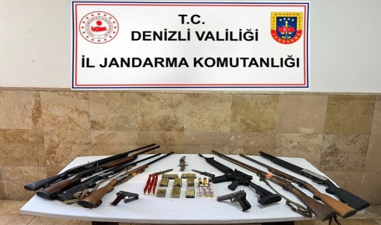 Denizlide silah kaçakçılığı operasyonu: 8 gözaltı