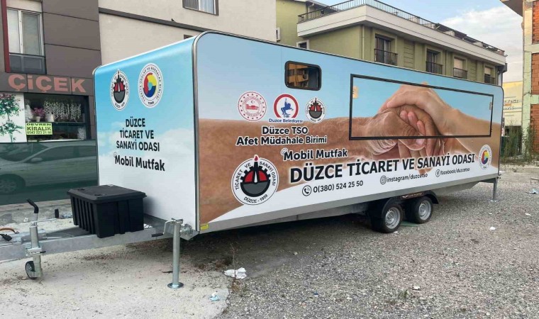 Düzce TSOdan afetlerde kullanılmak için mobil mutfak