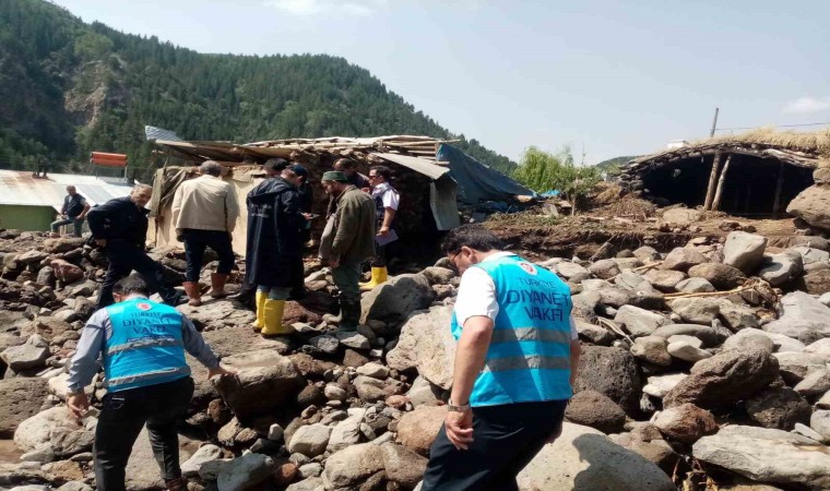 Erzurum Müftülüğünden afet bölgesine Manevi Destek ekibi