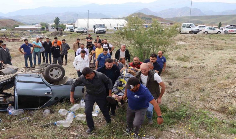 Erzurumda trafik kazası: 3 yaralı