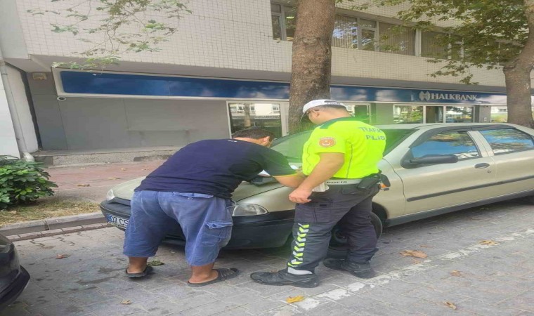 Gazipaşada denetime takılan sürücüye 7 bin TL ceza